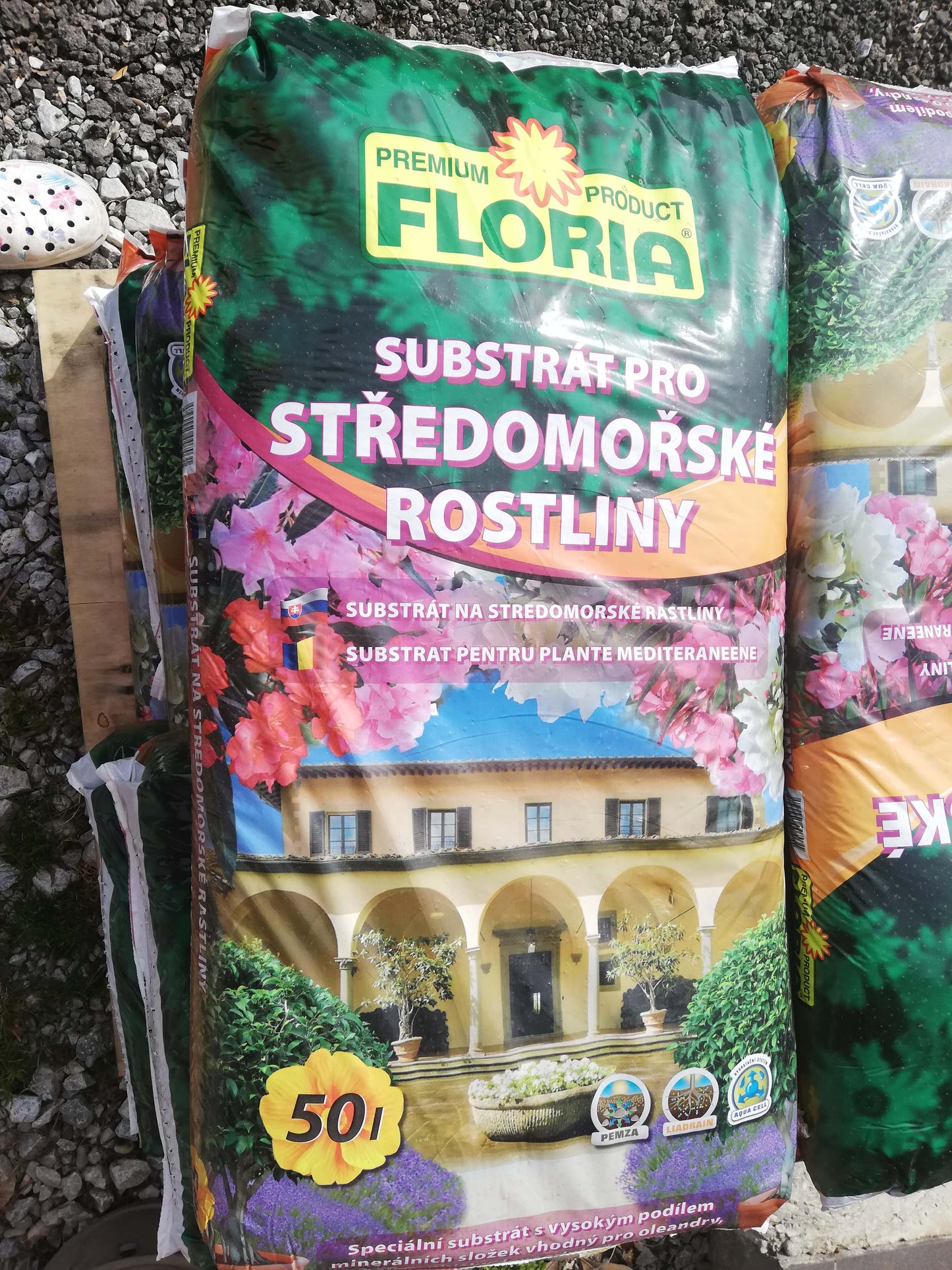 Substrát pre stredomorské rastliny